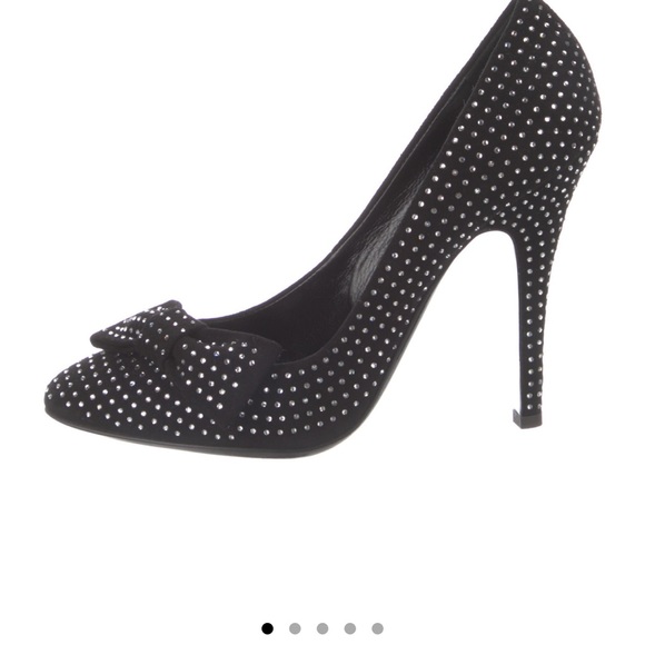 Giuseppe Zanotti x Balmain Suede Pumps - Picture 3 of 5